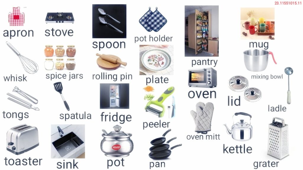 Essential Kitchen Vocabulary for English Learners